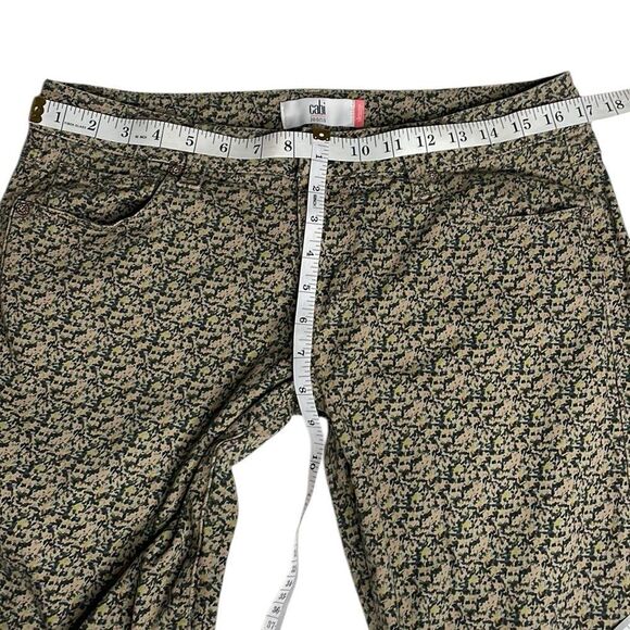 CAbi Ditzy #5084 Black and Green Soft Skinny Pants - Picture 6 of 10